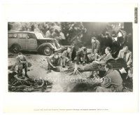 1h169 PROFESSOR BEWARE candid 8x10 still '38 crew films Harold Lloyd & Phyllis Welch by campfire!