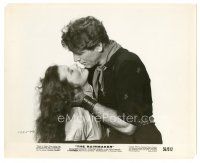 1h763 RAINMAKER 8x10 still '56 romantic c/u of Burt Lancaster about to kiss Katharine Hepburn!