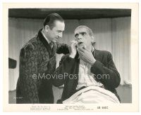 1h766 RAVEN 8x10 still R49 sadistic plastic surgeon Bela Lugosi disfigures Boris Karloff!