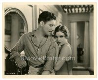 1h771 RESCUE 8x10 still '29 close up of beautiful Lily Damita leaning on Ronald Colman's shoulder!