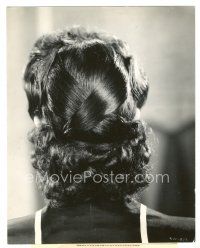 1h798 RUTH WARRICK 7.5x9.5 still '41 back view of her new hairdo when she starred in Citizen Kane!