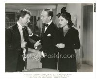 1h813 SECOND CHORUS 8x9.75 still '40 Fred Astaire between Burgess Meredith & Paulette Goddard!