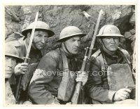 1h821 SERGEANT YORK 7.5x10 still '41 c/u of Gary Cooper, Tobias & Sawyer in WWI trench with guns!