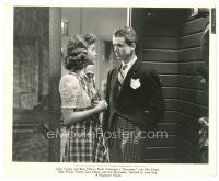 1h826 SEVENTEEN 8x10 still '40 c/u of pretty Betty Field & Jackie Cooper, Booth Tarkington story!