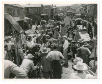 1h191 SILVER RIVER candid 8x10 still '48 crew on Civil War Nevada town reproduction by MacLean!