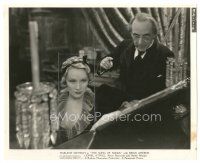 1h858 SONG OF SONGS 8x10 still '33 man gesturing at Marlene Dietrich who is deep in thought!