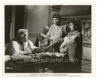 1h865 SPARTACUS 8x10 still '61 Ustinov watches Laughton bid goodbye to Jean Simmons & her infant!