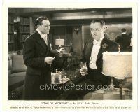 1h870 STAR OF MIDNIGHT 8x10 still '35 close up of Leslie Fenton looking at William Powell w/drink!