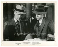 1h874 STING 8x10 still '74 great close up of con men Paul Newman & Robert Redford, crime classic!