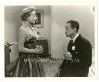 1h925 TORCH SONG deluxe 8x10 still '53 Joan Crawford lays down the law to manager Paul Guilfoyle!