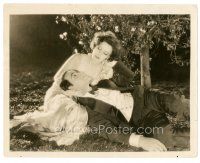 1h926 TORRENT 8x10 still '26 romantic c/u of Greta Garbo & Ricardo Cortez laying under a tree!