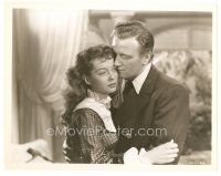 1h957 WAKE OF THE RED WITCH 8x10.25 still '49 c/u of John Wayne comforting pretty Gail Russell!