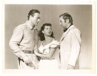 1h959 WAKE OF THE RED WITCH 8x10.25 still '49 Gail Russell between John Wayne & Luther Adler!