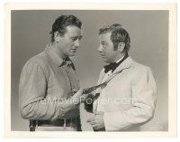 1h958 WAKE OF THE RED WITCH 8x10.25 still '49 close up of John Wayne holding gun on Luther Adler!