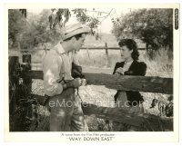 1h965 WAY DOWN EAST 8x10 still '35 Henry Fonda pours a drink for pretty Rochelle Hudson by fence!