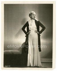 1h982 WISER SEX 8x10 still '32 full-length LIlyan Tashman in a white crepe lounging pajama outfit!