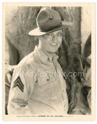 1h987 WOMEN OF ALL NATIONS 8x10 still '31 great smiling portrait of WWI soldier Edmund Lowe!