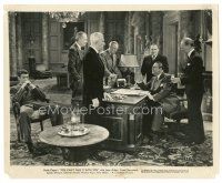 1h997 YOU CAN'T TAKE IT WITH YOU 8x10 still '38 James Stewart in office w/Barrymore, Arnold & men!