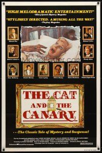 1j099 CAT & THE CANARY 1sh '79 Radley Metzger, Honor Blackman, Michael Callan!