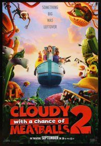 1j120 CLOUDY WITH A CHANCE OF MEATBALLS 2 teaser 1sh '13 something big was leftover!