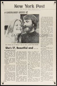 1j177 DEFIANCE OF GOOD New York Post style 1sh '74 Jean Jennings, a cheerleader grows up!