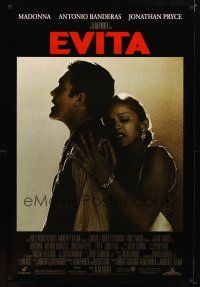 1j210 EVITA 1sh '96 Madonna as Eva Peron, Antonio Banderas, Alan Parker, Oliver Stone