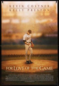 1j235 FOR LOVE OF THE GAME DS 1sh '99 Sam Raimi, image of baseball pitcher Kevin Costner!