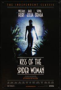 1j392 KISS OF THE SPIDER WOMAN 1sh R01 cool artwork of sexy Sonia Braga in spiderweb dress!
