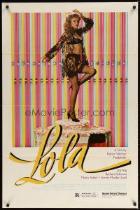 1j438 LOLA 1sh '82 directed by Rainer Werner Fassbinder, sexy Barbara Sukowa in lingerie!