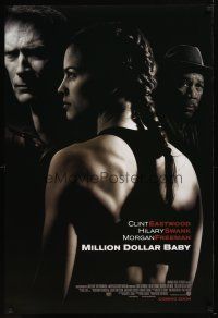 1j489 MILLION DOLLAR BABY advance DS 1sh '04 Clint Eastwood, boxer Hilary Swank, Morgan Freeman!