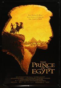 1j608 PRINCE OF EGYPT 1sh '98 Dreamworks cartoon, image of Moses on chariot overlooking city!