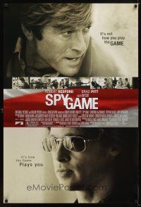 1j722 SPY GAME 1sh '01 Catherine McCormack, Robert Redford & Brad Pitt!