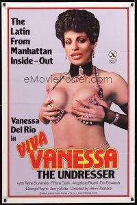 1j818 VIVA VANESSA 1sh '84 sexy Vanessa Del Rio is the Latin from Manhattan, x-rated!