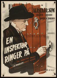 1k400 INSPECTOR CALLS Danish '55 Alastair Sim stars in J.B. Priestly's famous intriguing story!