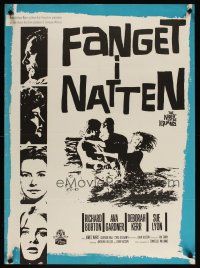 1k422 NIGHT OF THE IGUANA Danish '64 Richard Burton, Ava Gardner, Sue Lyon, Kerr, John Huston!