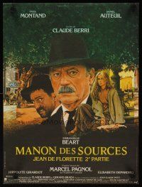 1k254 MANON OF THE SPRING French 15x21 '87 Claude Berri, Yves Montand, Daniel Auteuil!