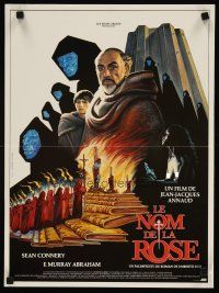 1k257 NAME OF THE ROSE French 15x21 '86 Der Name der Rose, Sean Connery as English monk detective!