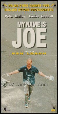 1k145 MY NAME IS JOE Italian locandina '98 Ken Loach directed, recovering alcoholic Peter Mullan!