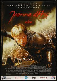 1k616 MESSENGER Polish 27x38 '99 directed by Luc Besson, Milla Jovovich as Joan of Arc!