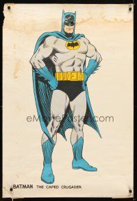 1m620 BATMAN commercial poster '66 cool full-length artwork of The Caped Crusader!