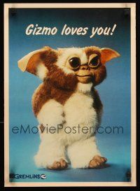 1m663 GREMLINS commercial poster '84 cute, clever, mischievous, dangerous, Dante horror comedy!