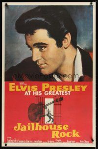 1m671 JAILHOUSE ROCK commercial poster '97 classic art of Elvis Presley by Bradshaw Crandell!