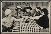 1m694 OUR GANG commercial poster '30s Hal Roach classic, Buckwheat, Spanky, Darla!