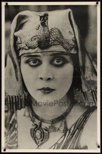 1m720 THEDA BARA commercial poster '70s great image of silent star in Egyptian style headdress!