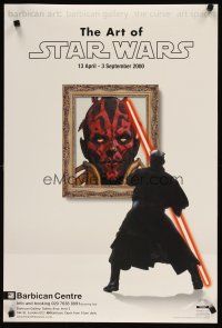 1m194 ART OF STAR WARS 20x30 English art exhibition '00 images of Darth Maul!