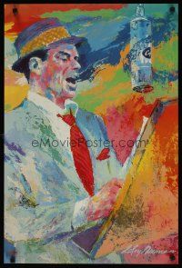 1m527 FRANK SINATRA 20x30 music poster '93 colorful Leroy Neiman art of classic crooner!