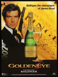 1m394 GOLDENEYE special 24x32 '95 Pierce Brosnan as James Bond 007, Bollinger Champagne!