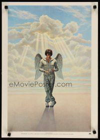 1m395 HEAVEN CAN WAIT special 17x24 '78 angel Warren Beatty wearing sweats by Lettick!