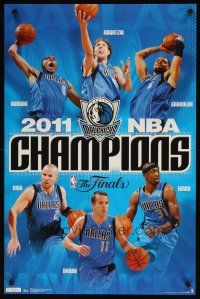1m349 MAVERICKS 2011 NBA CHAMPIONS special 23x34 '11 Jason Kidd, Shawn Marion, basketball!