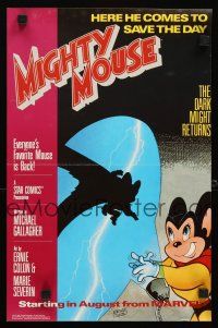 1m470 MIGHTY MOUSE special 11x17 '90 here he comes to save the day, Colon art!